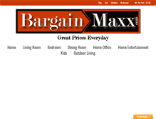 Tablet Screenshot of bargainmaxx.com